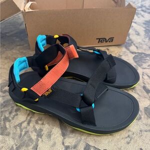 Teva Kids' Black and Orange Sandals